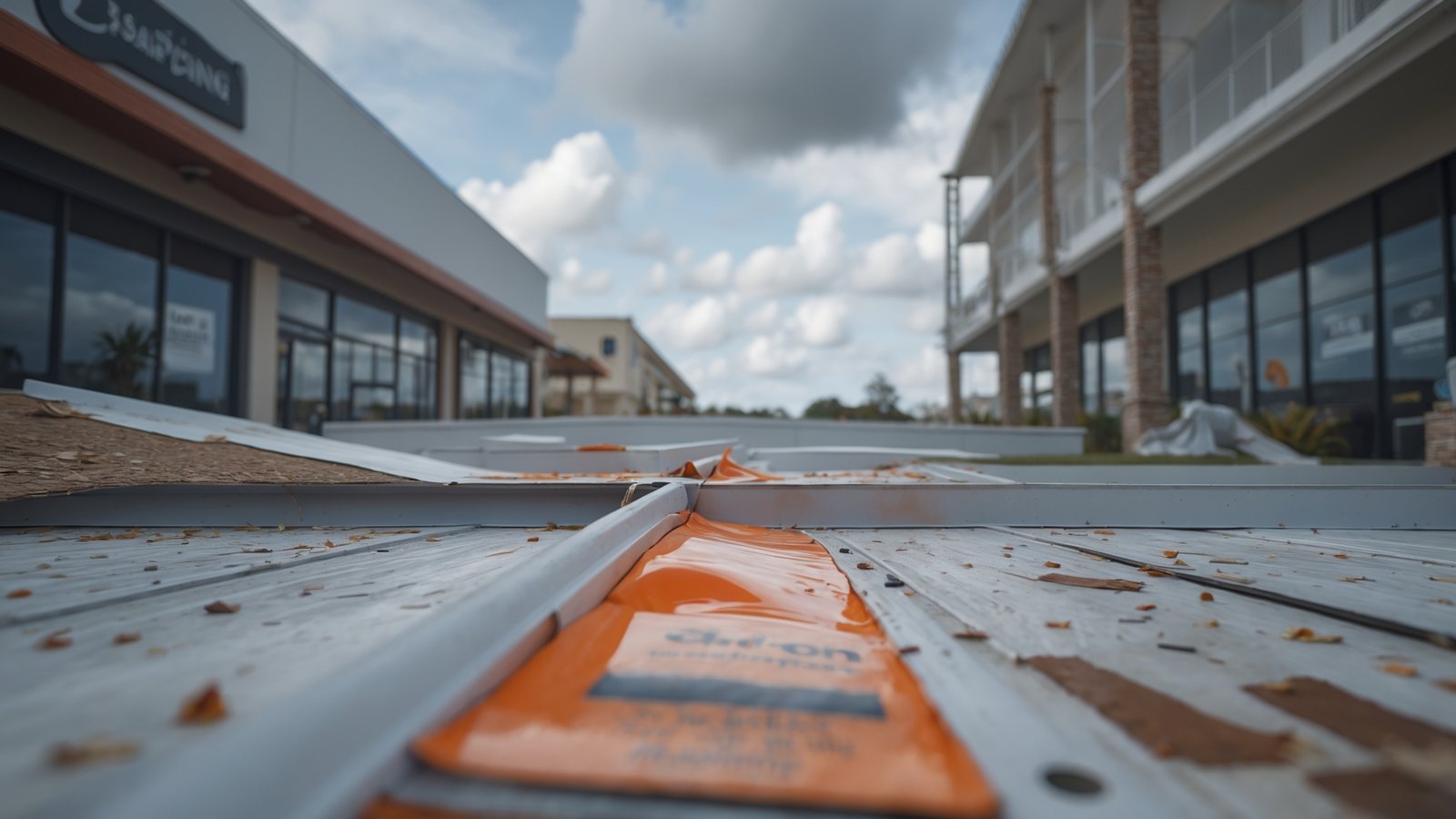 professional roofer installing new roof in Brandon Florida